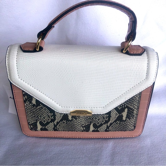 Aldo Tri-Color Crossbody Animal Print Handbag. NWT - Picture 9 of 13